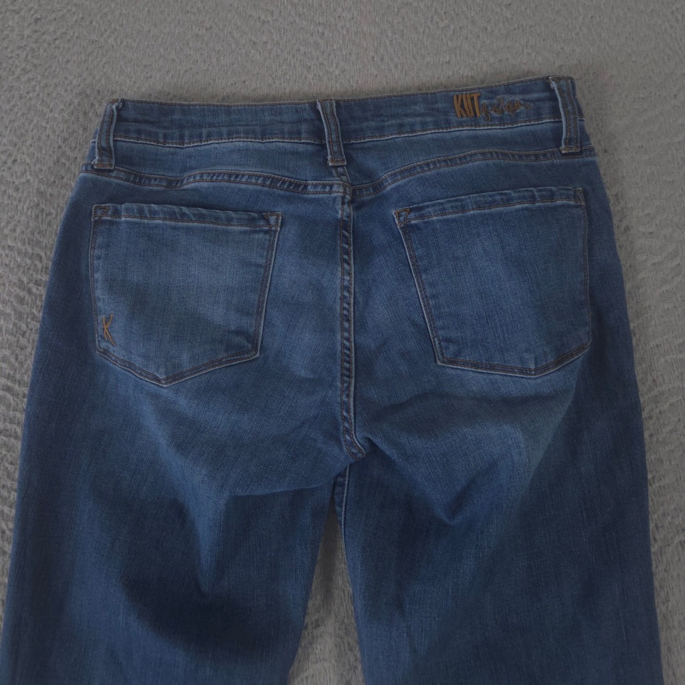 Kut from the Kloth Jeans Womens 6 Blue Catherine Boyfriend Straight Leg Denim - Picture 12 of 13